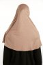 Feriha - Light Brown Viscose Turban Hijab
