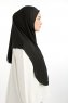 Bengi - Black Micro Krep Turban Hijab