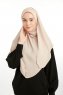 Bengi - Light Taupe Micro Krep Turban Hijab