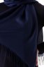 Demet - Navy Blue Pashmina Hijab