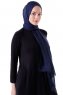 Hadise - Dark Navy Blue Chiffon Hijab