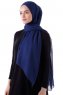 Hadise - Navy Blue Chiffon Hijab