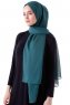 Hadise - Dark Green Chiffon Hijab