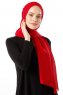 Hadise - Red Chiffon Hijab