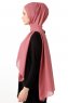 Hadise - Dark Pink Chiffon Hijab