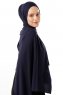 Neylan - Navy Blue Basic Jersey Hijab