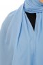Esra - Light Blue Chiffon Hijab