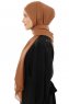 Esra - Light Brown Chiffon Hijab