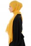 Esra - Mustard Chiffon Hijab
