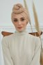 Amy - Sand Cotton Turban