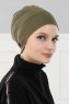 Stella - Khaki Cotton Turban