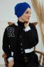 Laura - Blue Cotton Turban