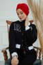 Laura - Red Cotton Turban
