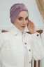 Laura - Lilac Cotton Turban