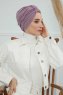 Laura - Lilac Cotton Turban