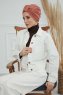 Laura - Salmon Cotton Turban