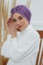 Agnes - Violet Cotton Turban
