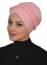 Olivia - Dusty Pink Cotton Turban - Ayse Turban