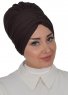 Wilma - Brown Cotton Turban - Ayse Turban