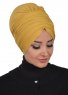 Wilma - Mustard Cotton Turban - Ayse Turban