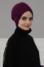 Wilma - Purple Cotton Turban - Ayse Turban