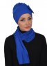 Bianca - Blue Cotton Turban