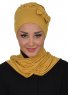 Bianca - Mustard Cotton Turban