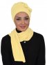 Bianca - Yellow Cotton Turban