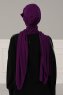 Bianca - Purple Cotton Turban