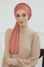 Rebecca - Salmon Cotton Turban