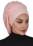 Isabella - Dusty Pink Cotton Turban - Ayse Turban