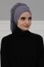 Isabella - Grey Cotton Turban - Ayse Turban