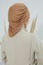 Isabella - Light Brown Cotton Turban