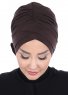 Elisabeth - Brown Cotton Turban