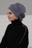 Elisabeth - Grey Cotton Turban