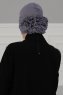 Elisabeth - Grey Cotton Turban