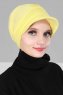 Sandra- Yellow Cotton Turban - Ayse Turban