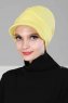 Sandra- Yellow Cotton Turban - Ayse Turban