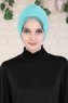 Sandra - Turquoise Cotton Turban - Ayse Turban
