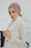 Ellie - Taupe Cotton Turban