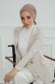 Ellie - Taupe Cotton Turban
