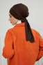 Ellie - Brown Cotton Turban
