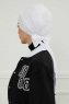 Ellie - White Cotton Turban