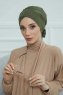 Ellie - Khaki Cotton Turban