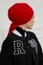 Ellie - Red Cotton Turban