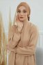 Ellie - Light Brown Cotton Turban