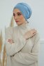 Ellie - Sky Blue Cotton Turban