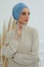 Ellie - Sky Blue Cotton Turban