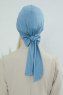 Ellie - Sky Blue Cotton Turban