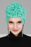 Kerstin - Turquoise Cotton Turban - Ayse Turban